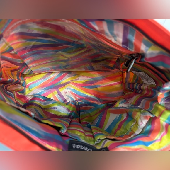 🍒🍊 NWT Lug Tenor 2pc Crossbody Bag in Fruit Punch 🍊🍒 - Picture 9 of 11